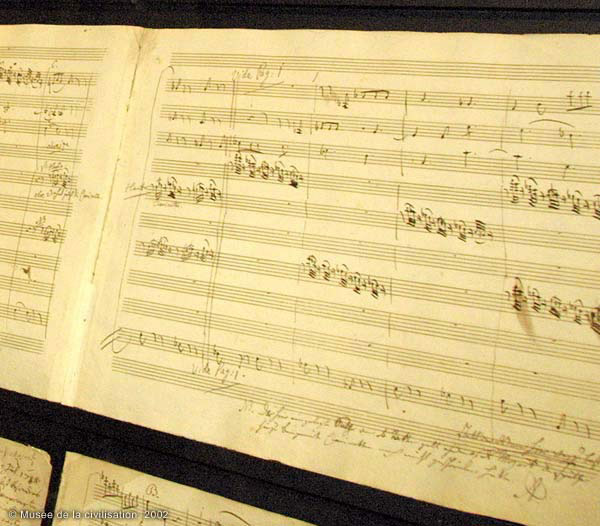 mozart score